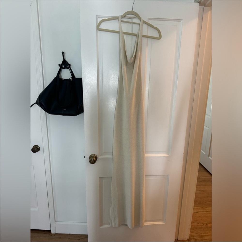 Aya Muse Kala Cream Halter Maxi Dress - Picture 5 of 5